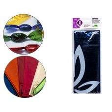 PAPEL CELOFANE AZUL 5 FOLHAS